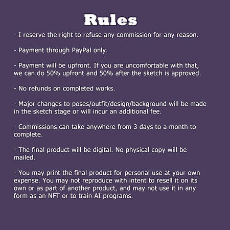 Rules (cont.)