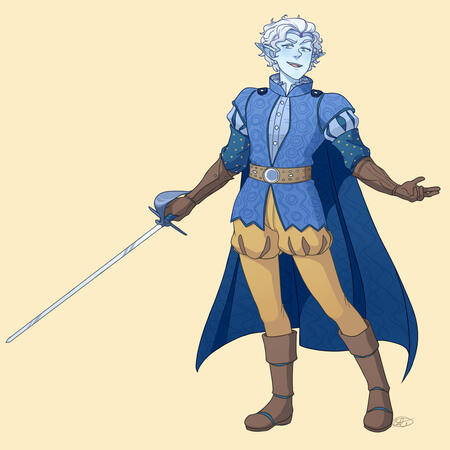 Full Body ($70) + Complicated Outfit ($17.50) + Solid Background (Free) = $87.50