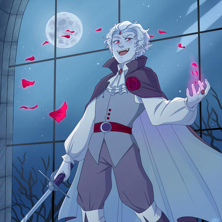 Half Body ($50) + Simple Background ($25) = $75